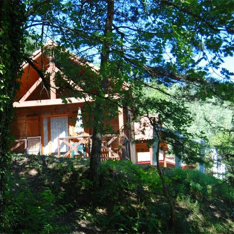 CHALET 5 people - Cabane Mezzanine Standard 25m² - 1 bedroom + covered terrace