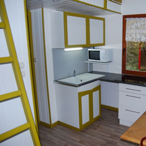 CHALET 5 people - Cabane Mezzanine Standard 25m² - 1 bedroom + covered terrace