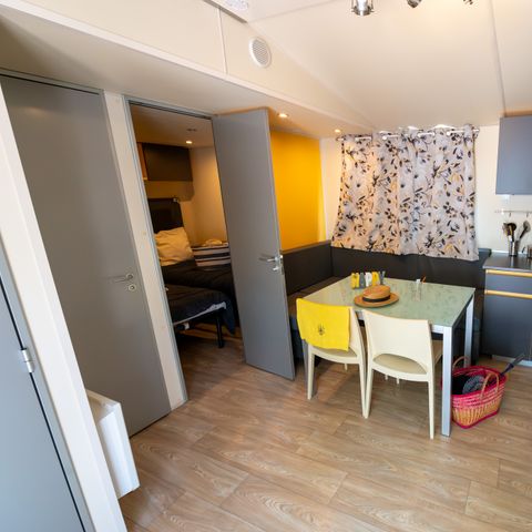 Stacaravan 6 personen - Stacaravan Confort Relax 33m² - 3 kamers + Overdekt terras