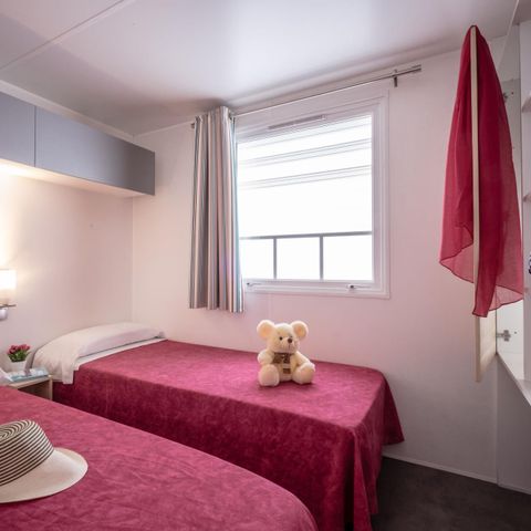 Stacaravan 5 personen - 2 slaapkamers