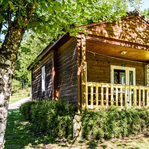 CHALET 4 personnes - Chalet Arbre : 2 chambres + TV,