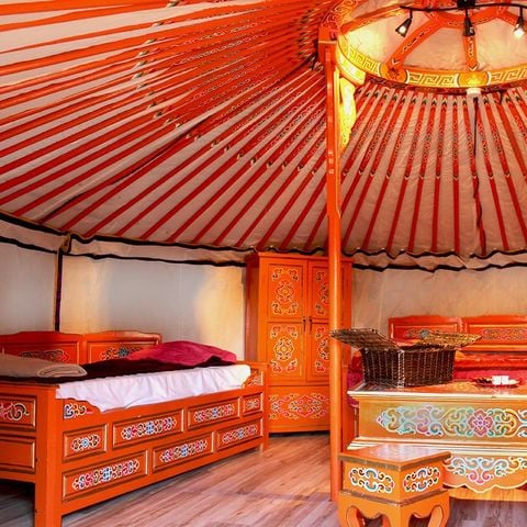 UNIEKE ACCOMMODATIE 4 personen - YURT ZONDER SANITAIRE VOORZIENINGEN