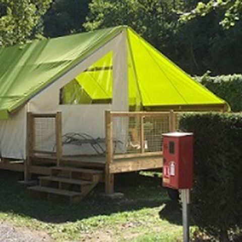 CANVAS AND WOOD TENT 5 people - Junior Ecolodge