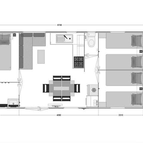 MOBILHOME 6 personas