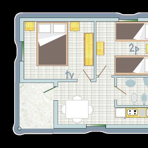 Bungalow 2 personen - ERACLE