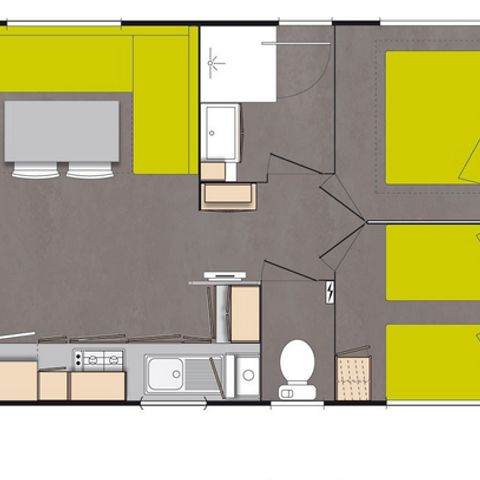 MOBILHOME 4 personas - Mediterráneo