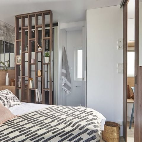 Stacaravan 4 personen - TAOS 2 slaapkamers, privé spa, Uitzicht op zee