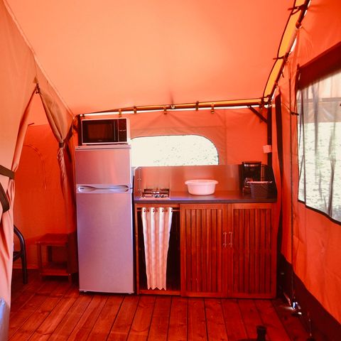 tent 5 personen - LODGE op palen 5 personen