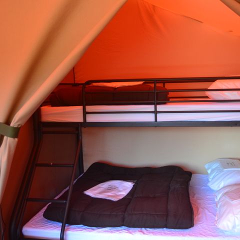 tent 5 personen - LODGE op palen 5 personen