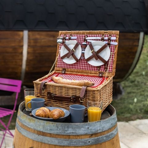 HÉBERGEMENT INSOLITE 2 personnes - Chambre Tonneau BARREL - 1 chambre (sans sanitaires)