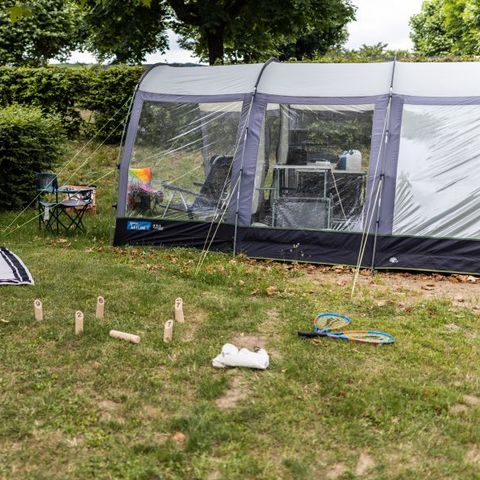 ZELT 4 Personen - DIYourTent Optional Zelt bei Ankunft aufgebaut