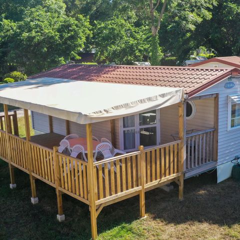 Stacaravan 6 personen - huisje met 3 slaapkamers