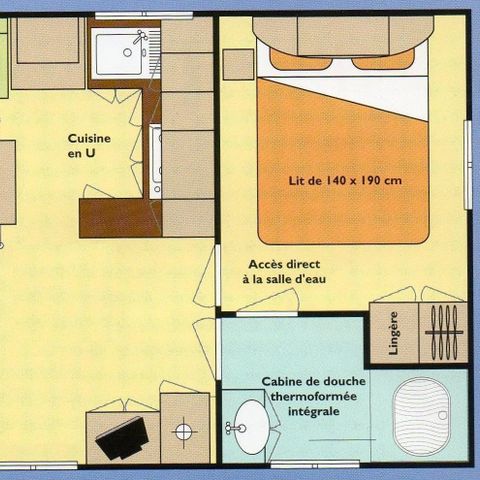 MOBILHEIM 5 Personen - 31 m2