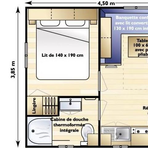 CASA MOBILE 2 persone - Casa mobile Anemone 16m² - arrivo il sabato,