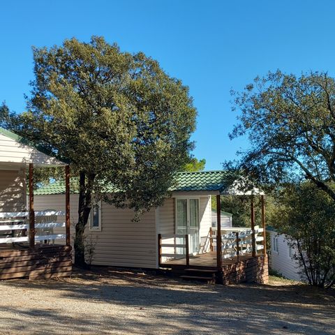 STACARAVAN 5 personen - LOUISIANE - 2 kamers met overdekt terras - 22m² - Frankrijk