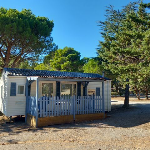 MOBILHEIM 4 Personen - BLEUETTE, VIOLETTE, CAPUCINE - 2 Zimmer mit überdachter Terrasse - 28m²