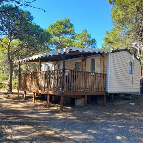 MOBILHOME 6 personas - CASA MÓVIL RECIENTE - 3 habitaciones con aire acondicionado y TV - 30m² - Francia