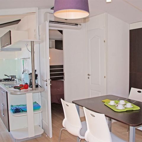 MOBILHEIM 4 Personen - Loggia Classic 29m² - Klimaanlage - TV