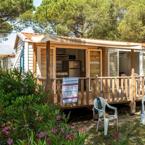 MOBILHOME 6 personnes - Mobil-home | Comfort | 2 Ch. | 4/6 Pers. | Terrasse surélevée | Clim.