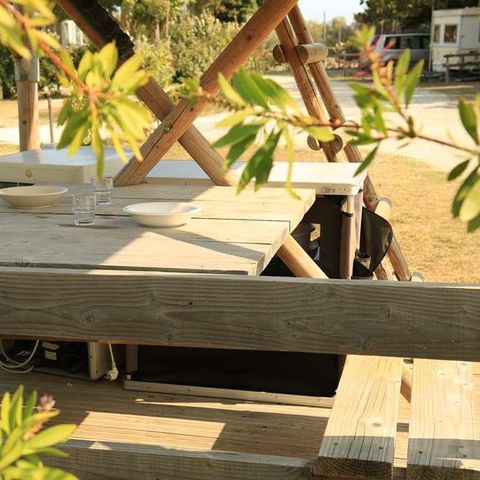 CANVAS AND WOOD TENT 2 people - Bivouac under the stars