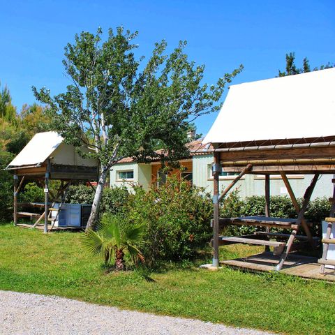 TENDA IN TELA E LEGNO 2 persone - Bivacco sotto le stelle