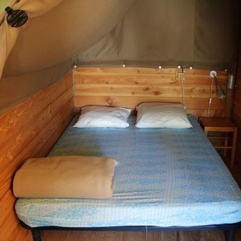 CANVAS AND WOOD TENT 5 people - STANDARD ECOLODGE without sanitary facilities 20 sqm