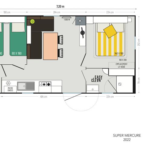 MOBILHOME 4 personnes - Confort