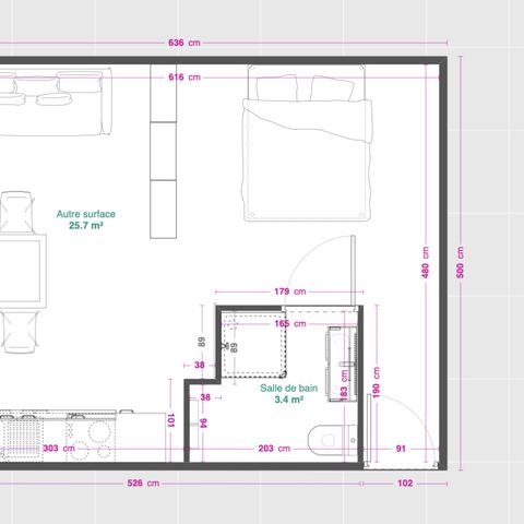 ESTUDIO 4 personas - TV estándar