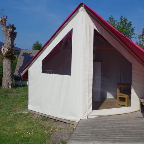 TENTE TOILE ET BOIS 4 personnes - Ecolodge - Sahari - 17m² - 2 chambres