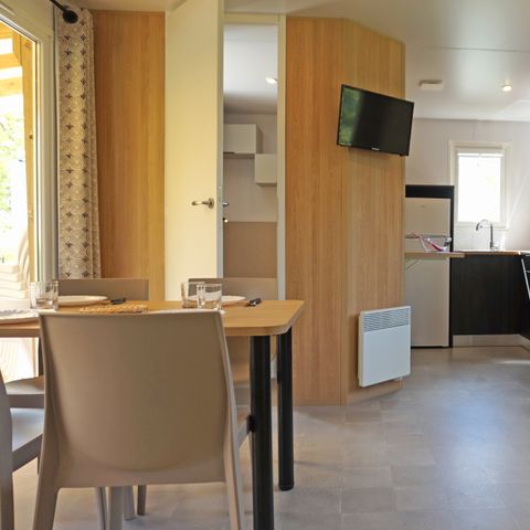 MOBILHOME 5 personnes - Caraïbes TV - 2 chambres  - 4/5 personnes