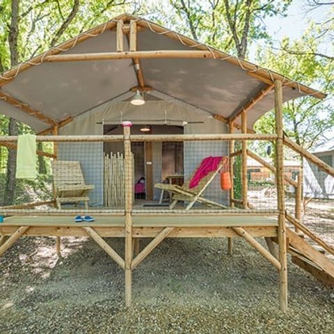 TENDA DA CAMPEGGIO 4 persone - Tenda Lodge | 2 camere da letto | 4 persone | Senza bagno