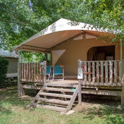 Bungalowtent 5 personen - LODGE CANADA zonder sanitair 20 m²