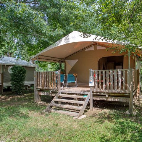 Bungalowtent 5 personen - LODGE CANADA zonder sanitair 20 m²