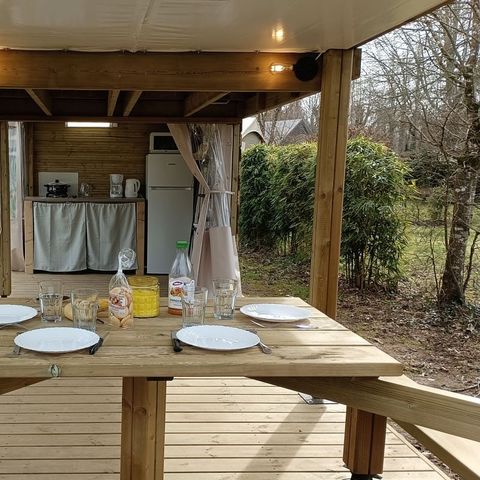 UNIEKE ACCOMMODATIE 4 personen - Cabane Camp'étoile 20m² - 2 kamers