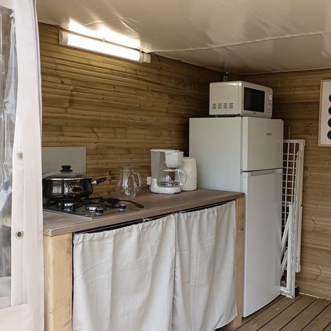 UNIEKE ACCOMMODATIE 4 personen - Cabane Camp'étoile 20m² - 2 kamers