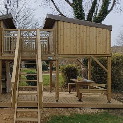 HÉBERGEMENT INSOLITE 4 personnes - Cabane Camp'étoile 20m² - 2 chambres