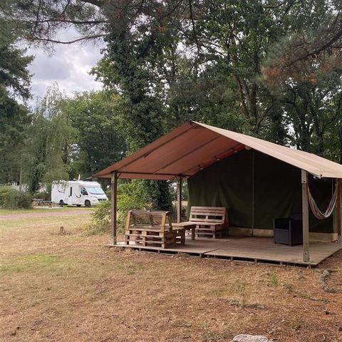 TENTE TOILE ET BOIS 5 personnes - AMERICAINE