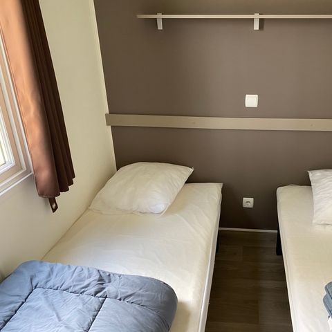 Stacaravan 4 personen - Mobilhome Standard 25m² (2 kamers) overdekt terras + TV