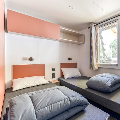 CASA MOBILE 6 persone - Premium | 3 Camere da letto | 6 Persone | Terrazza rialzata | Aria condizionata