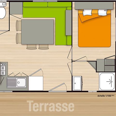 MOBILHOME 8 personas - CONFORT