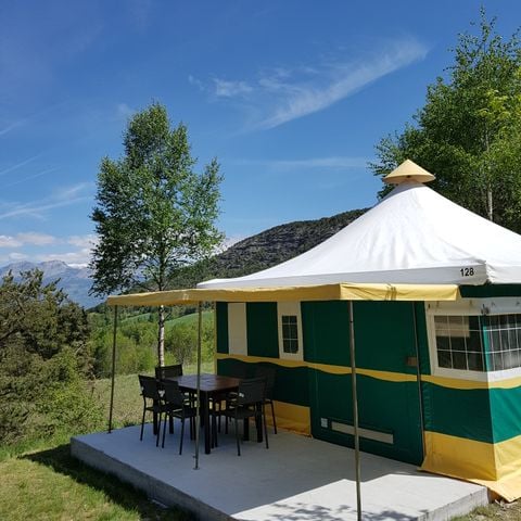 Bungalowtent 5 personen - KIWI tentdoek - zonder sanitair