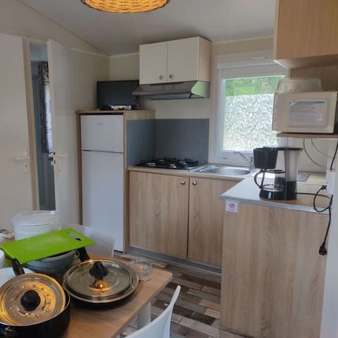 MOBILHOME 6 personnes - Confort Noyers avec terrasse semi-couverte + climatisation