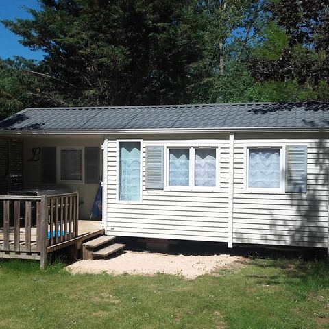 MOBILE HOME 6 people - Noyers mobile home with semi-covered wooden terrace 5/6 pers + TV-TNT + CLIM