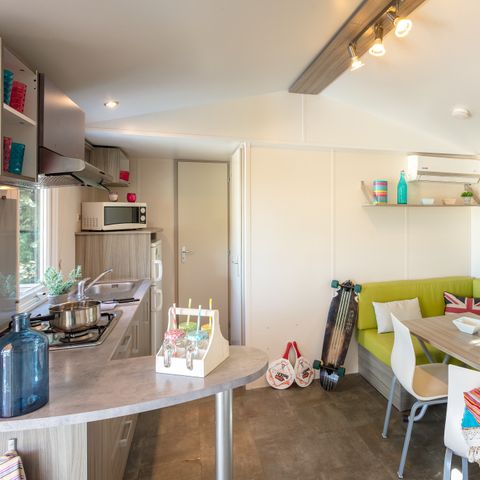 MOBILHOME 6 personnes - Mobil-home | Classic | 2 Ch. | 4/6 Pers. | Terrasse surélevée | Clim.