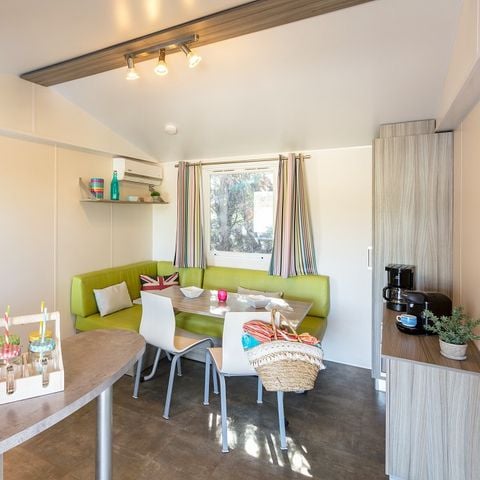 MOBILHOME 6 personnes - Comfort | 2 Ch. | 4/6 Pers. | Terrasse surélevée | Clim.