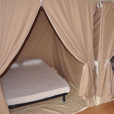 BUNGALOWZELT 5 Personen - Zeltbungalow Kanada 2 Schlafzimmer- ohne Sanitäranlagen