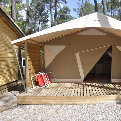 BUNGALOWTENT 5 personen - 2-slaapkamer bungalowtent Canada - geen sanitair