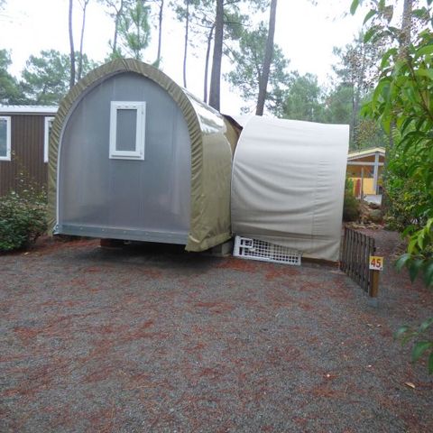 TENDA IN TELA E LEGNO 4 persone - Lodge COCO SWEET - 2 camere da letto - senza servizi igienici