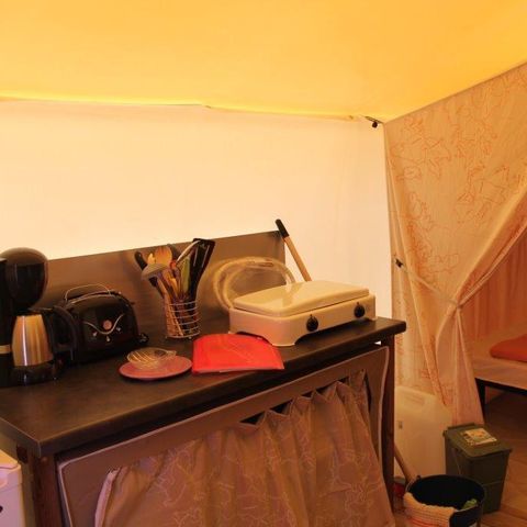 BUNGALOWTENT 5 personen - Massaï 2 kamers - zonder sanitair