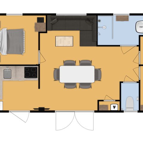 MOBILHOME 6 personas - Lavanda